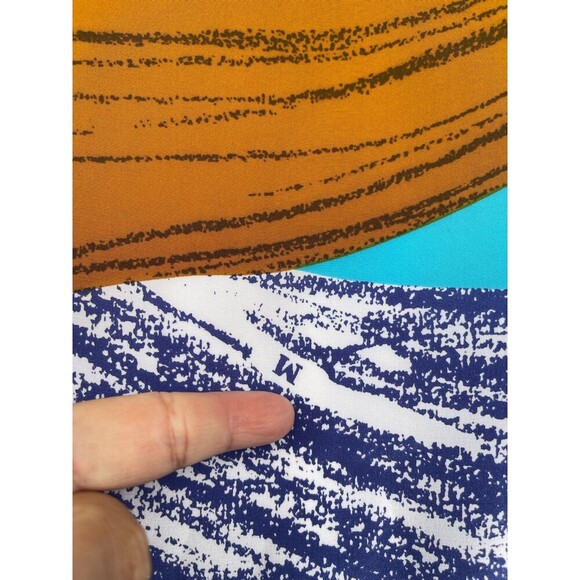 M MISSONI ABSTRACT SILK DRESS SIZE 6 - Picture 5 of 12